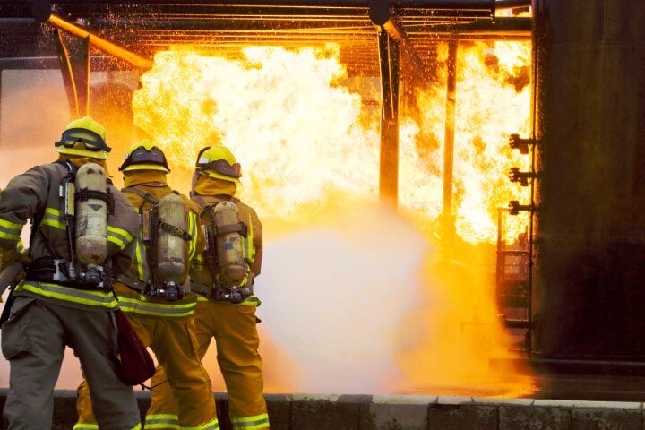 Chevron refinery fire