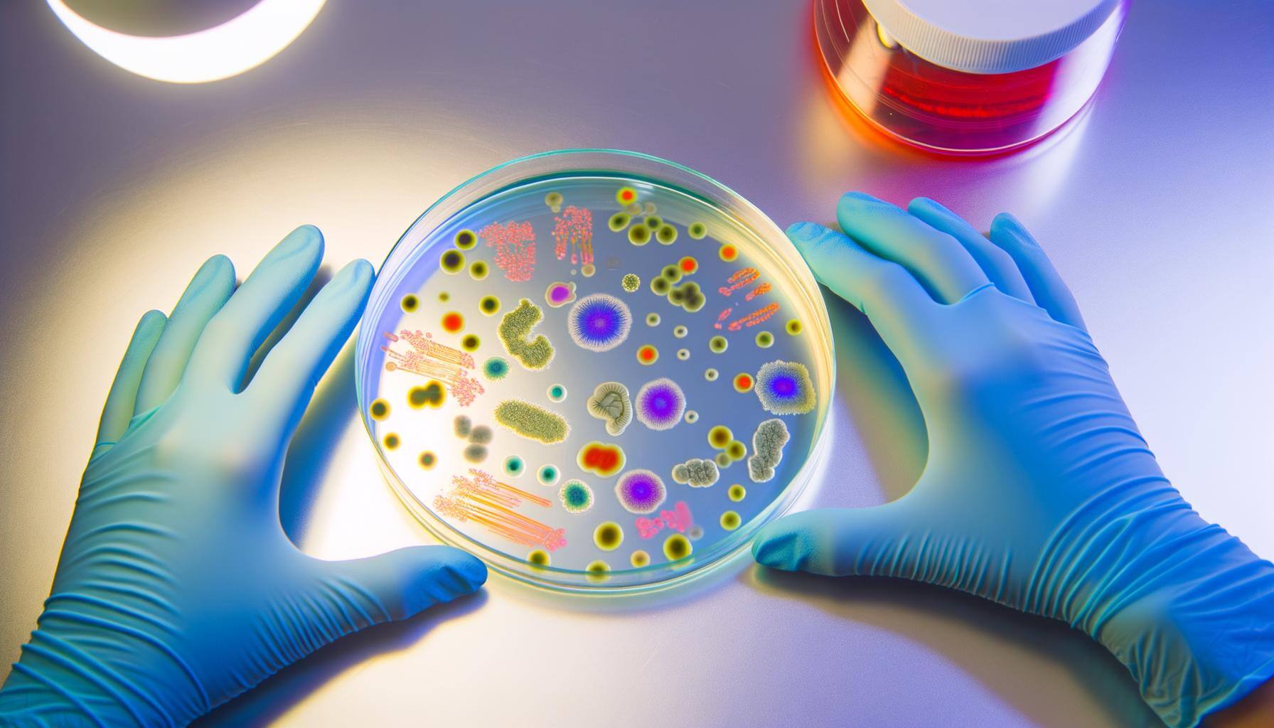 microbial petri dish