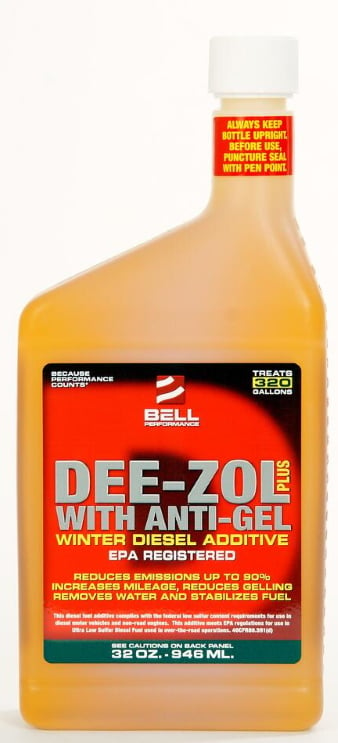 Dee-Zol Plus with Anti-Gel Winter Diesel Additive