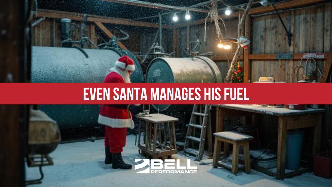 Even Santa Manages His Fuel