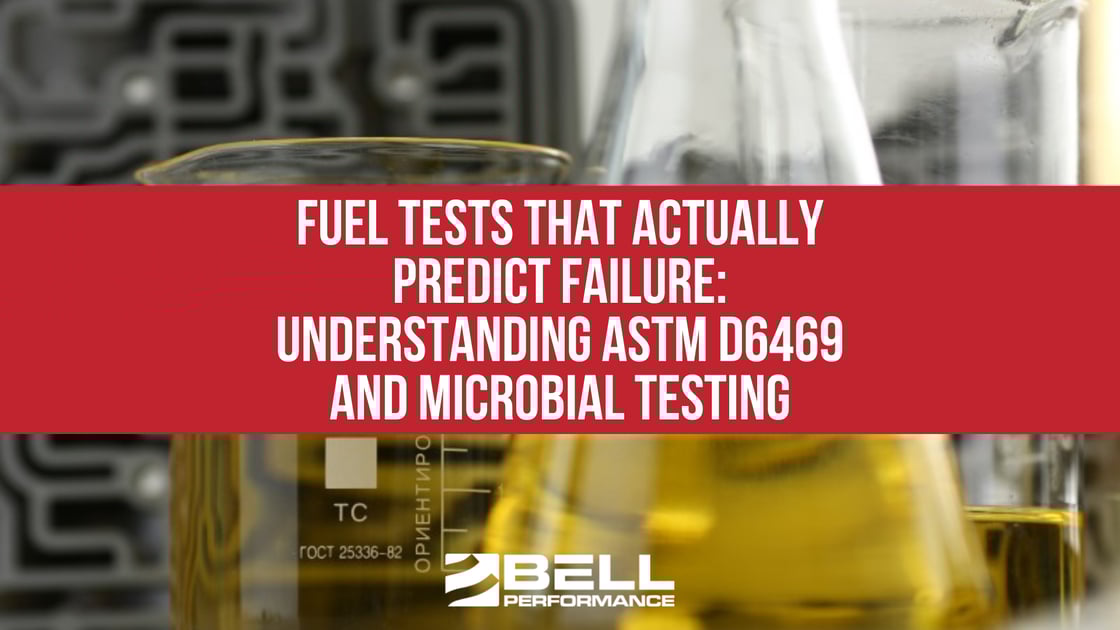Fuel Tests That Actually Predict Failure: Understanding ASTM D6469 and Microbial Testing