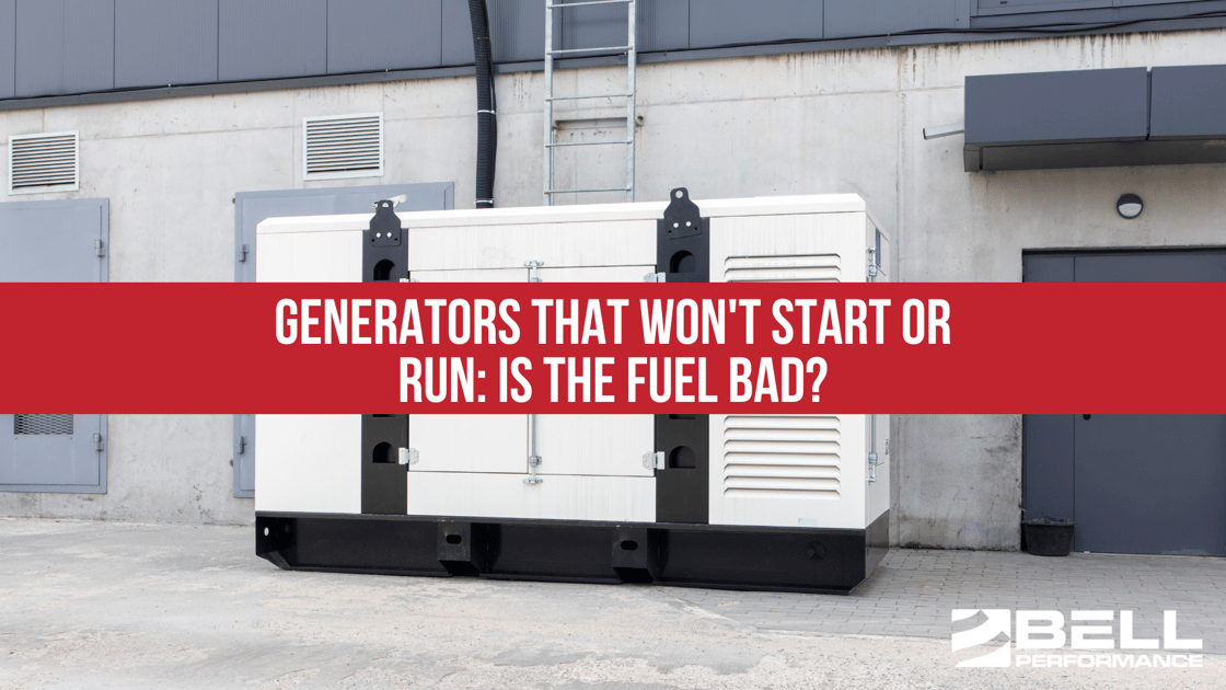 Generators that won't start or run: is the fuel bad?