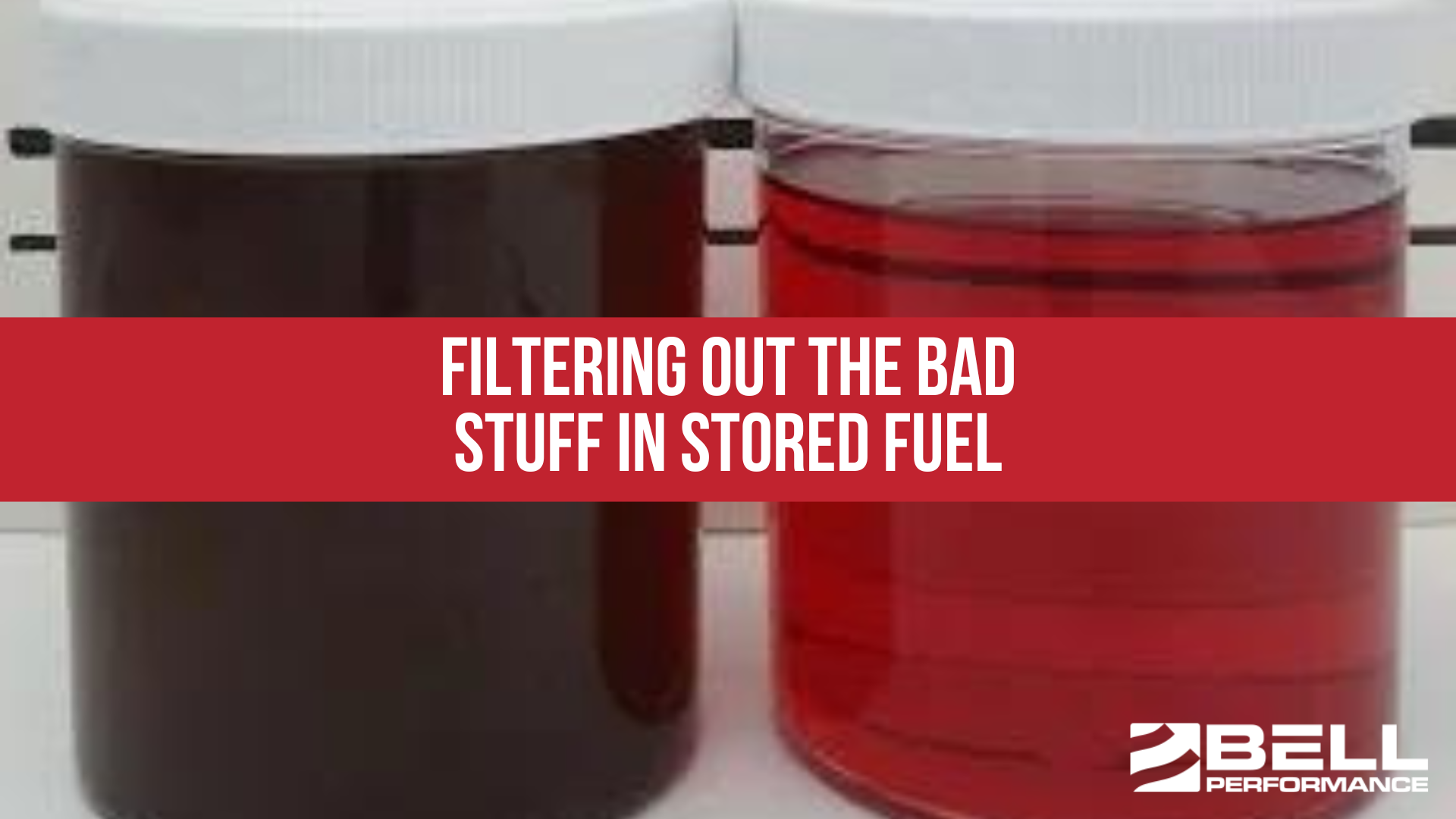 Filtering out the bad stuff in stored fuel