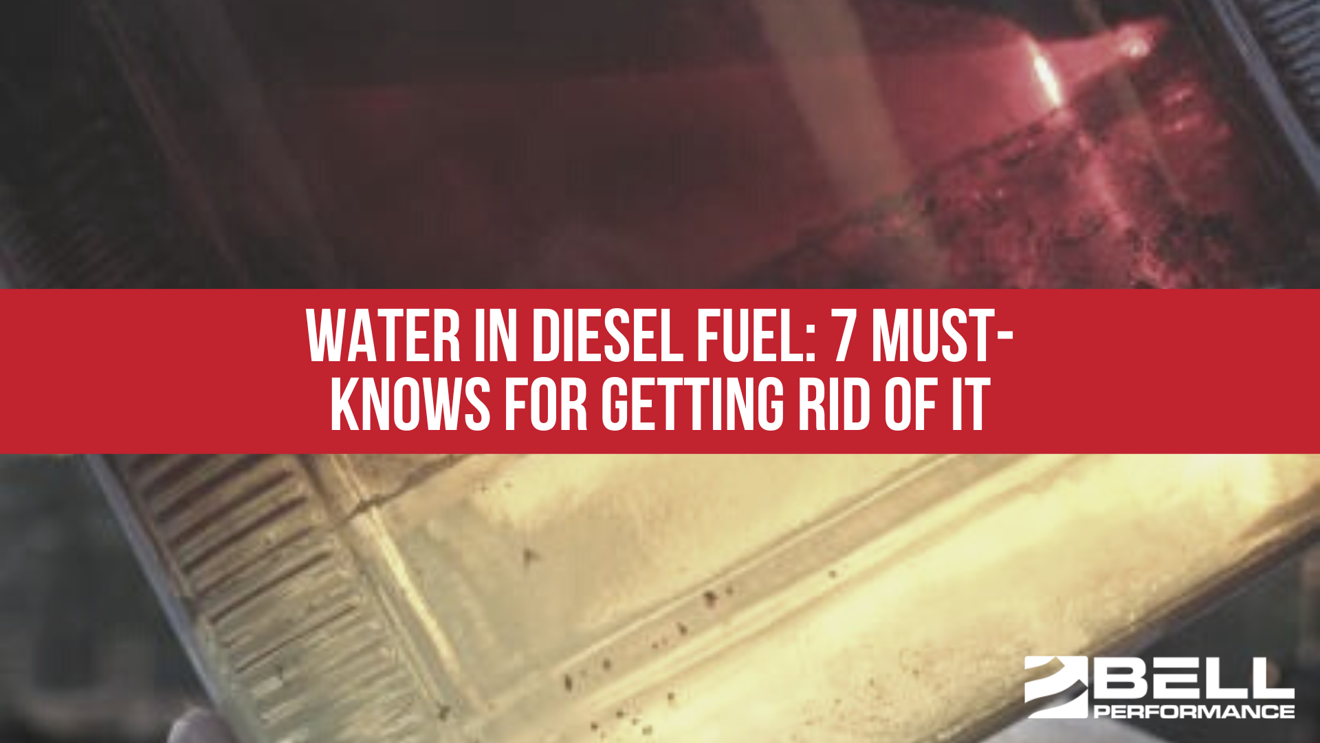 Water in Diesel Fuel: 7 Must-Knows For Getting Rid of It