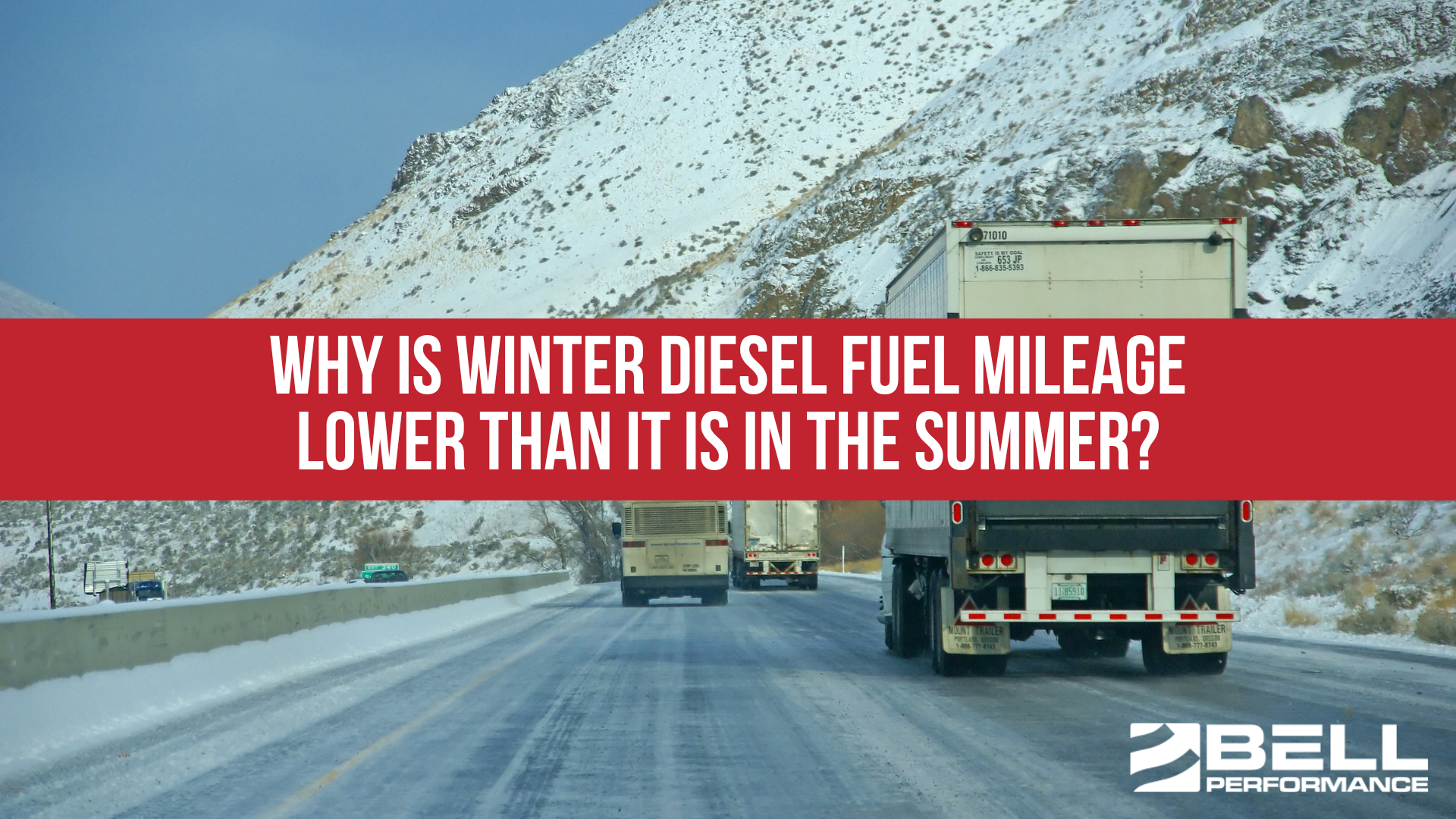 Why is winter diesel fuel mileage lower than it is in the summer?