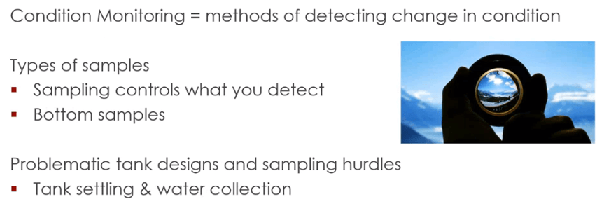 conidion monitoring basics starting with sampling